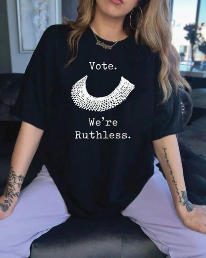 Vote We are Ruthless Tank Top, Ruth Bader Ginsburg Shirts, Pro Choice Shirt, Women Rights T-Shirt, Roe V Wade Shirt