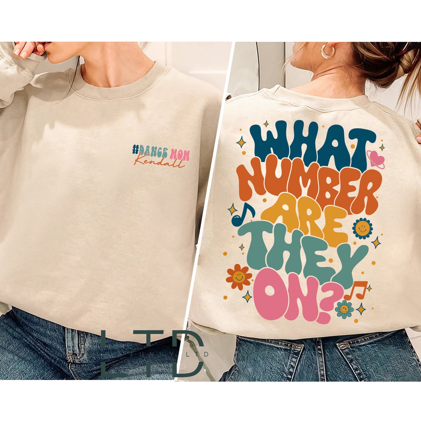 What Number Are They On Shirt, Funny Dance Mom Shirt, Dance Mom Life, Dance Competition Tee, Trendy Dance Hoodie, Custom Name Gift
