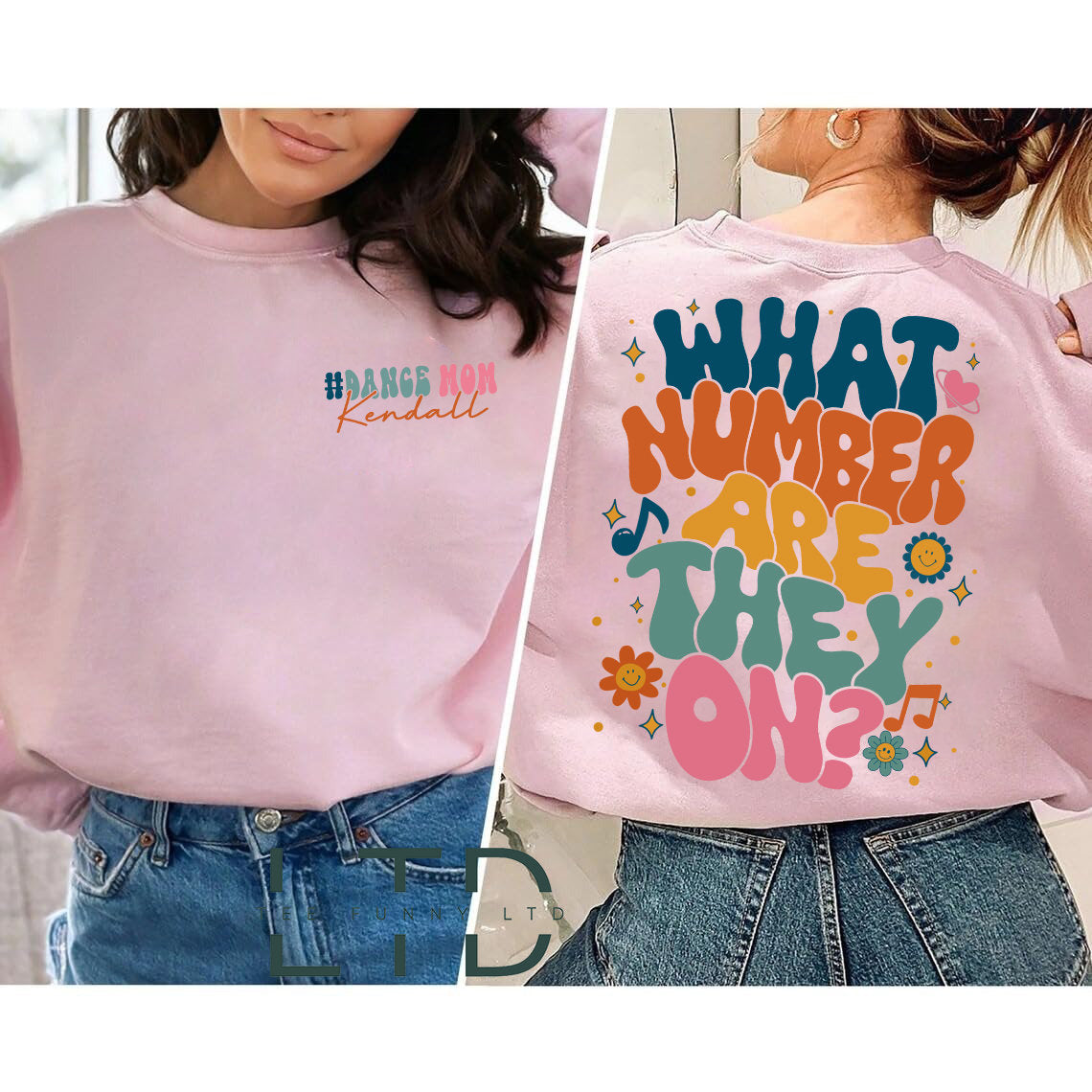 What Number Are They On Shirt, Funny Dance Mom Shirt, Dance Mom Life, Dance Competition Tee, Trendy Dance Hoodie, Custom Name Gift
