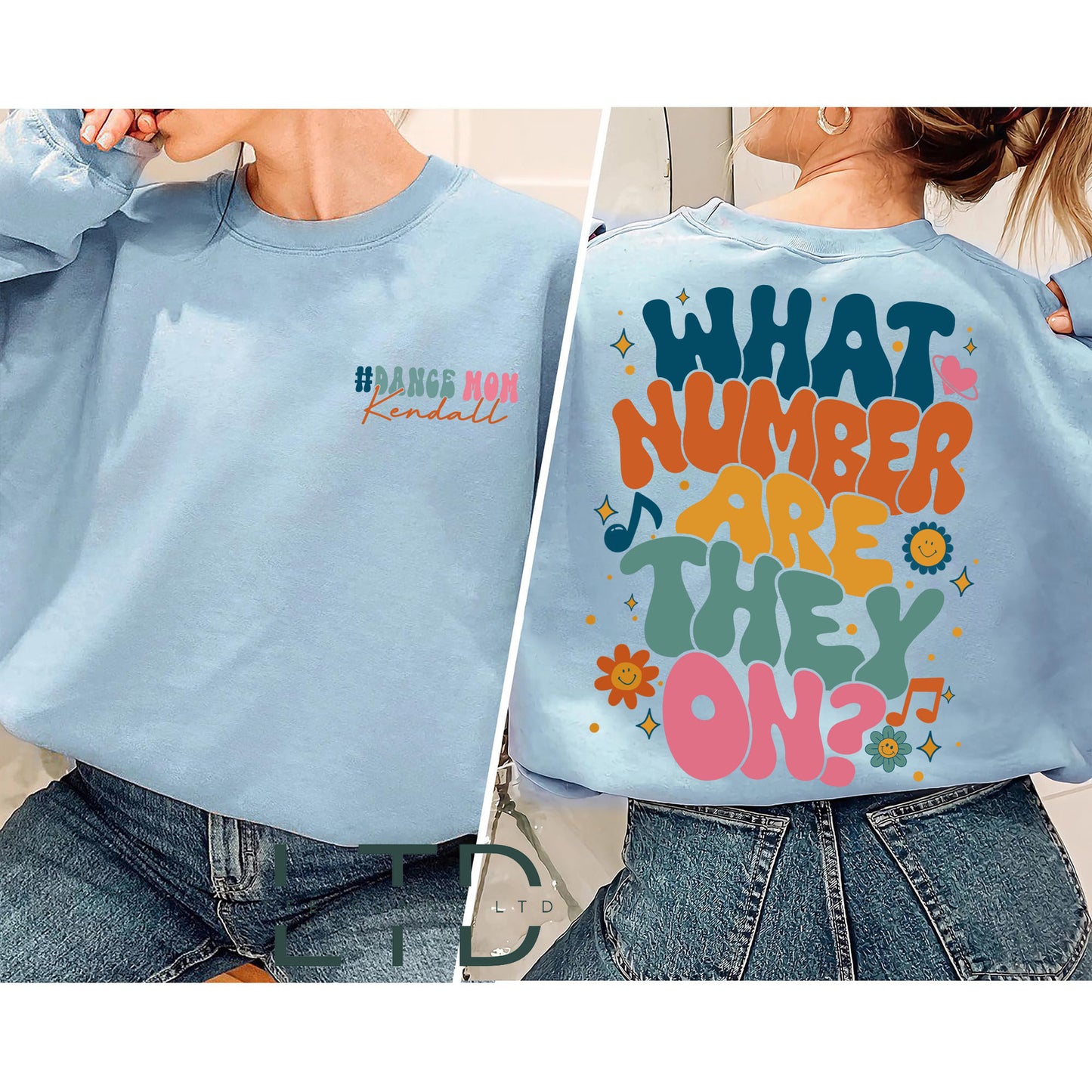What Number Are They On Shirt, Funny Dance Mom Shirt, Dance Mom Life, Dance Competition Tee, Trendy Dance Hoodie, Custom Name Gift