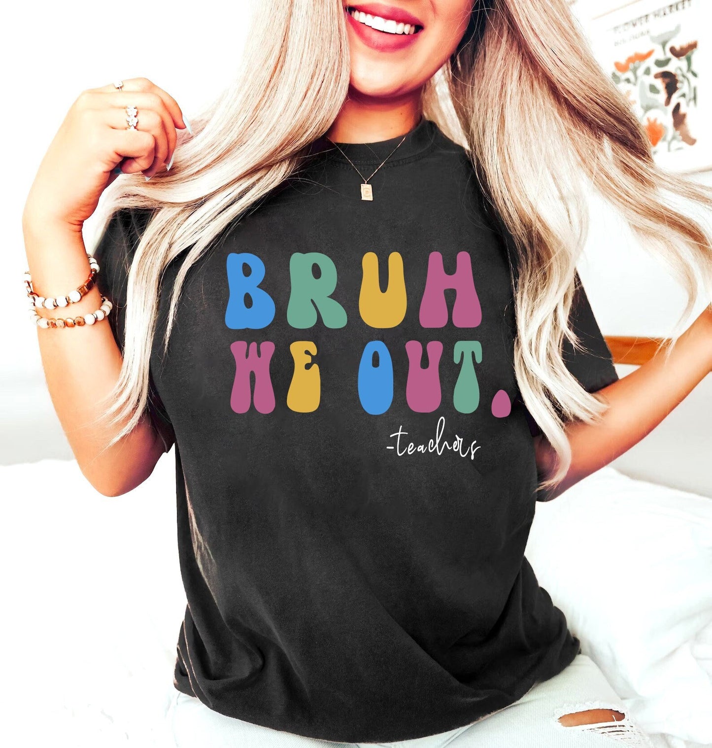 We Out Teacher Shirt, End of School Year Teacher Shirt, End of the Year Teacher t-Shirt,Team Teacher Shirt , Last Day of School Teacher tee