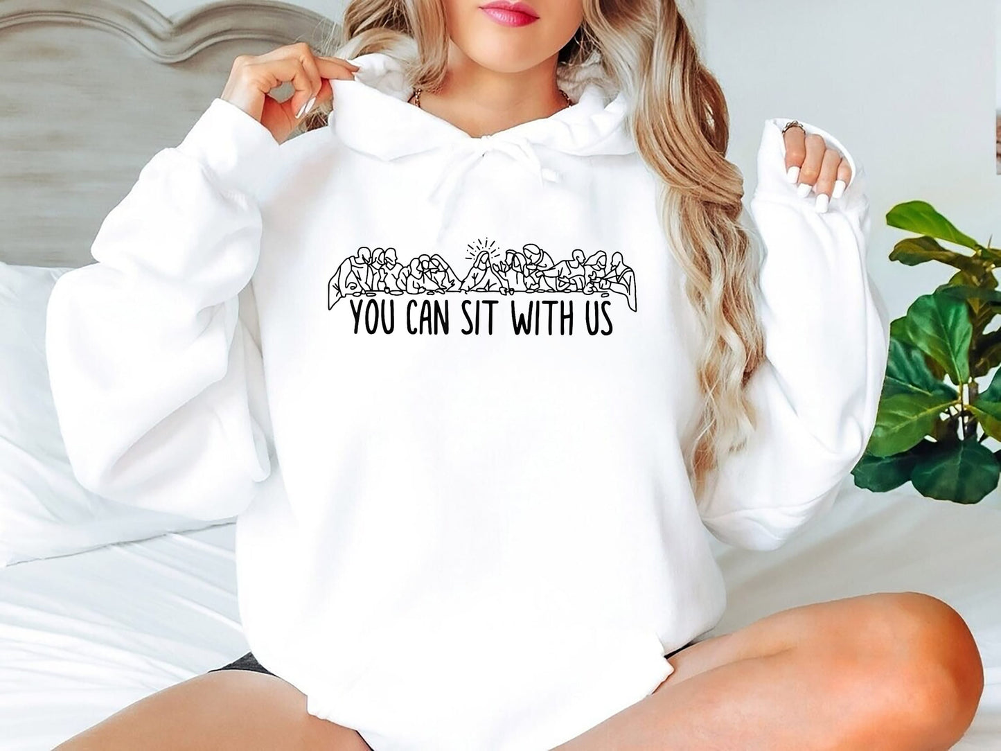 You Can Sit With Us, Christian Religious Easter sweatshirt, Bible Verse, Christian Church Apparel, Kindness Faith Based Shirt, Easter Lords