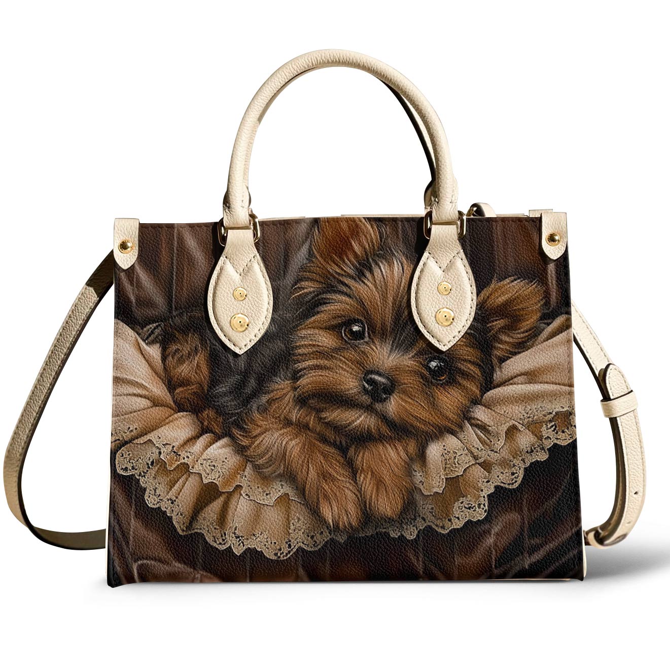 Leather Bag Snuggles & Sophistication