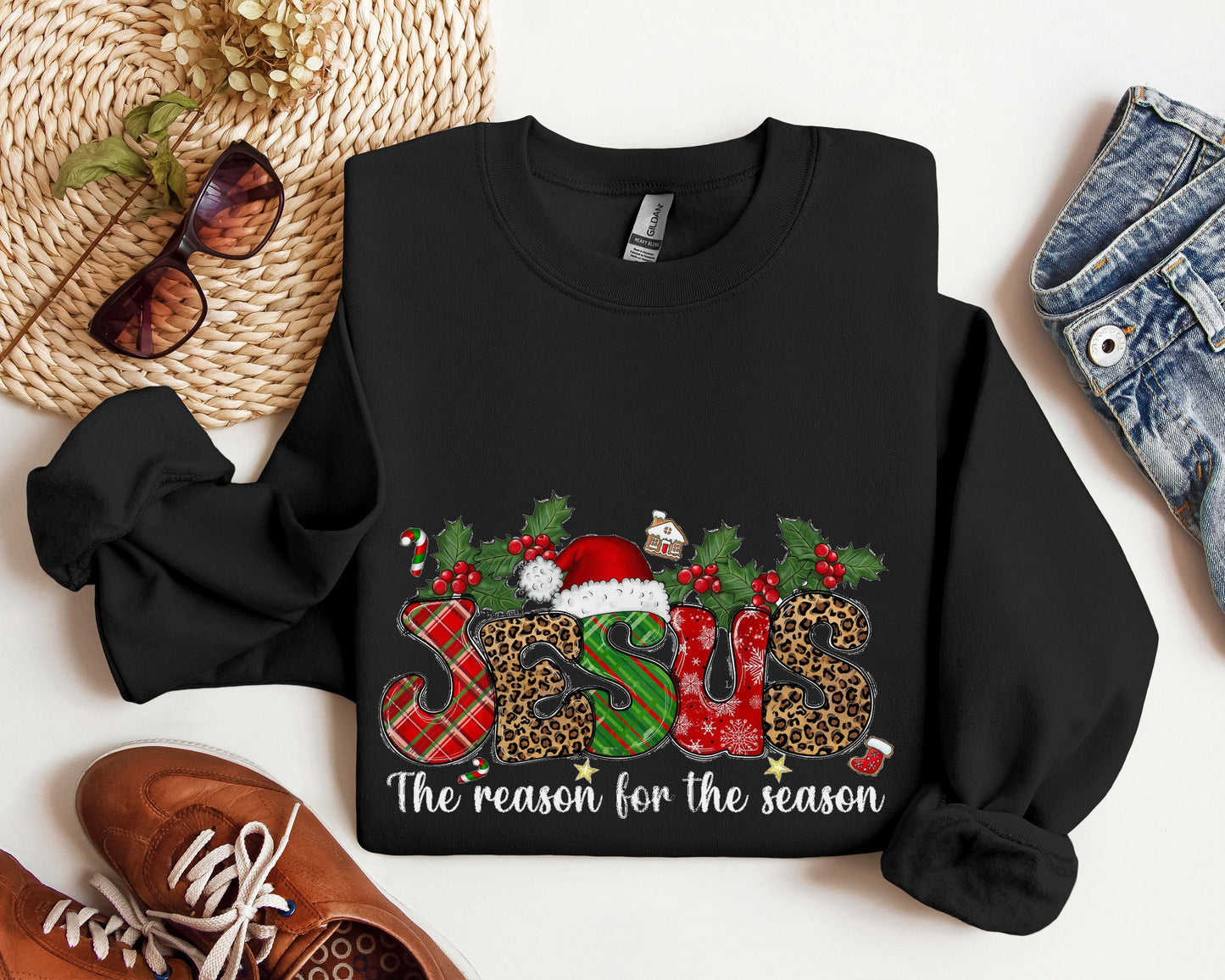 Jesus The Reason For The Season, Christmas T-shirt, Christmas For Gift, Sweatshirt Christmas, Christmas Gift