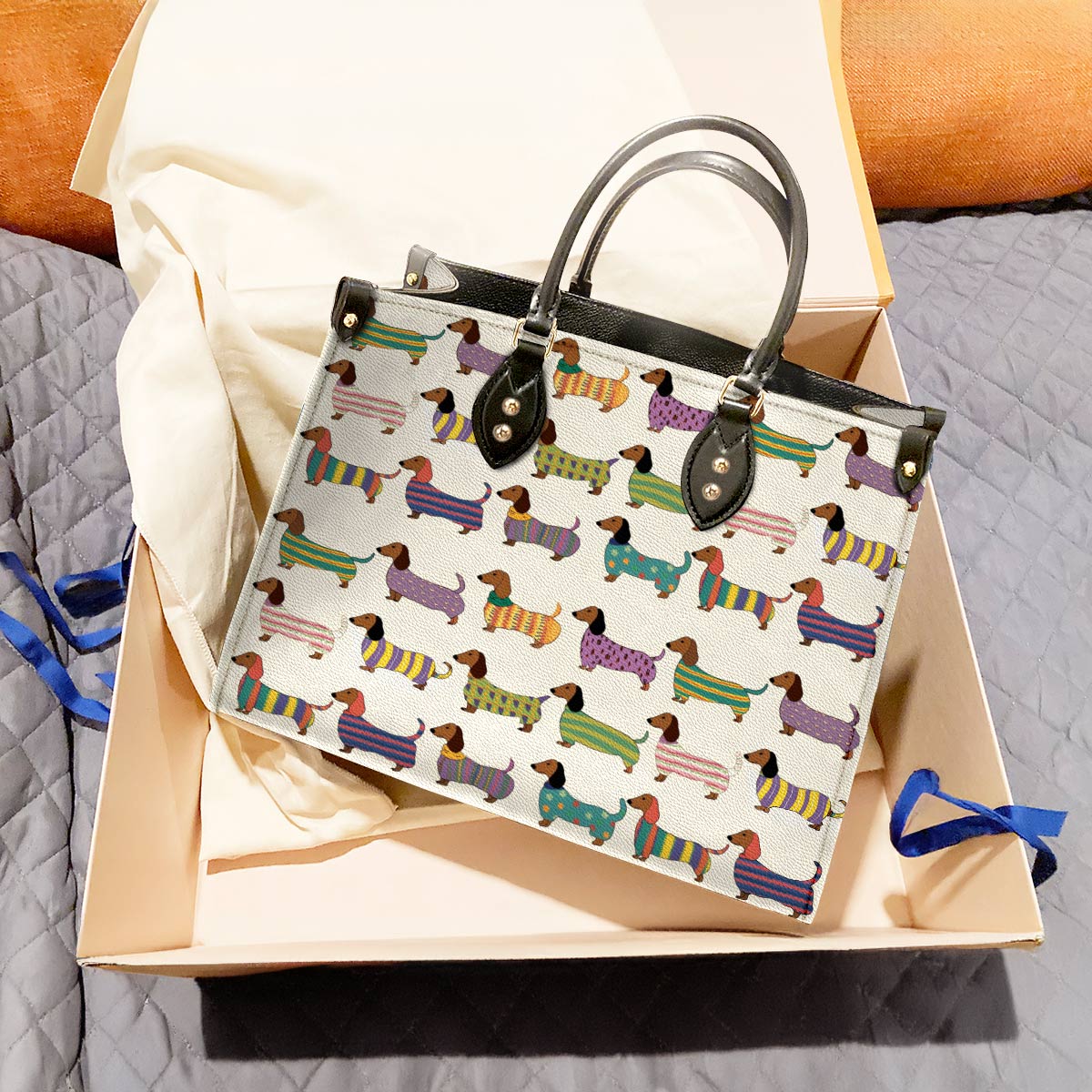 Dachshund Leather Bag Amazing And Stylish