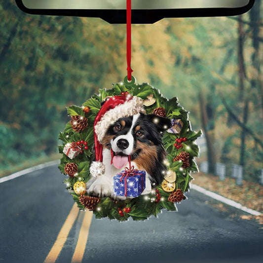 Australian Shepherd And Christmas Gift For Her Gift For Him Gift For Australian Shepherd Lover Ornament, Ornament Decoration, Ornament Christmas - TeeZworldVN