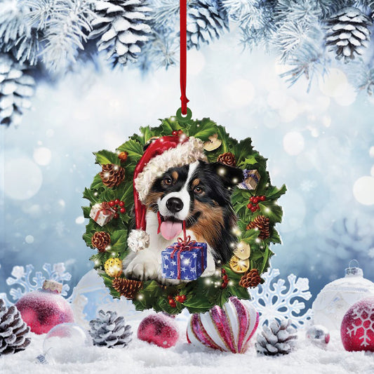 Australian Shepherd And Christmas Gift For Her Gift For Him Gift For Australian Shepherd Lover Ornament, Ornament Decoration, Ornament Christmas - TeeZworldVN