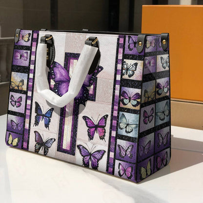Leather Bag Butterfly Blessings