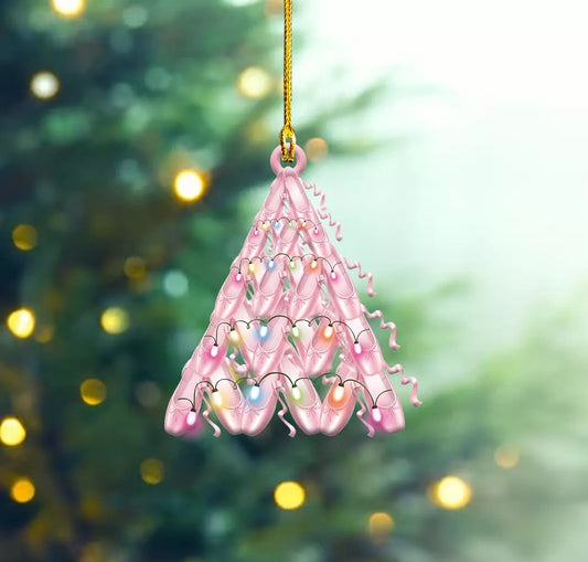 Ballet Shoes Personalized Christmas Ornament, Ballet Ornament, Ballet Shoes Xmas 2, Ornament Decoration, Ornament For Gift, Ornament Christmas