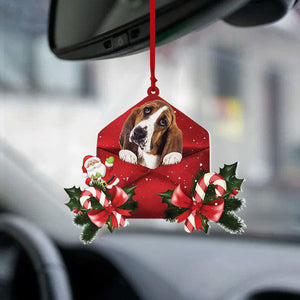 Basset Hound Christmas Letter Ornament Dog Christmas Decoration, Ornament Decoration, Ornament Christmas - TeeZworldVN