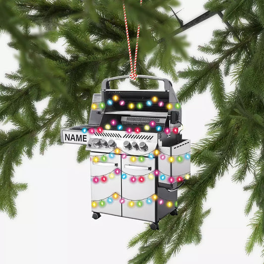 BBQ Grill ,Outdoor Cooking Christmas Ornament, tree hanging Xmas Ornament decor13521, Ornament Decoration, Ornament For Gift, Ornament Christmas