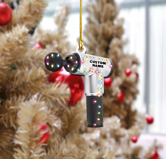 Body massage Machine Christmas Light tree Ornament,Hand massage gun Car Ornament, Ornament Decoration, Ornament For Gift, Ornament Christmas