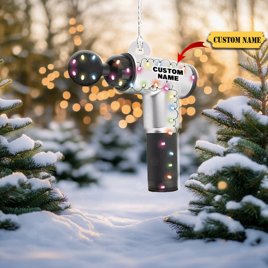 Body massage Machine Christmas Light tree Ornament,Hand massage gun Car Ornament, Ornament Decoration, Ornament For Gift, Ornament Christmas