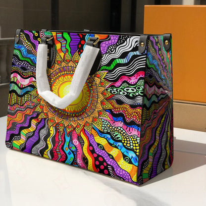 Hippie Leather Bag Radiant Spectrum