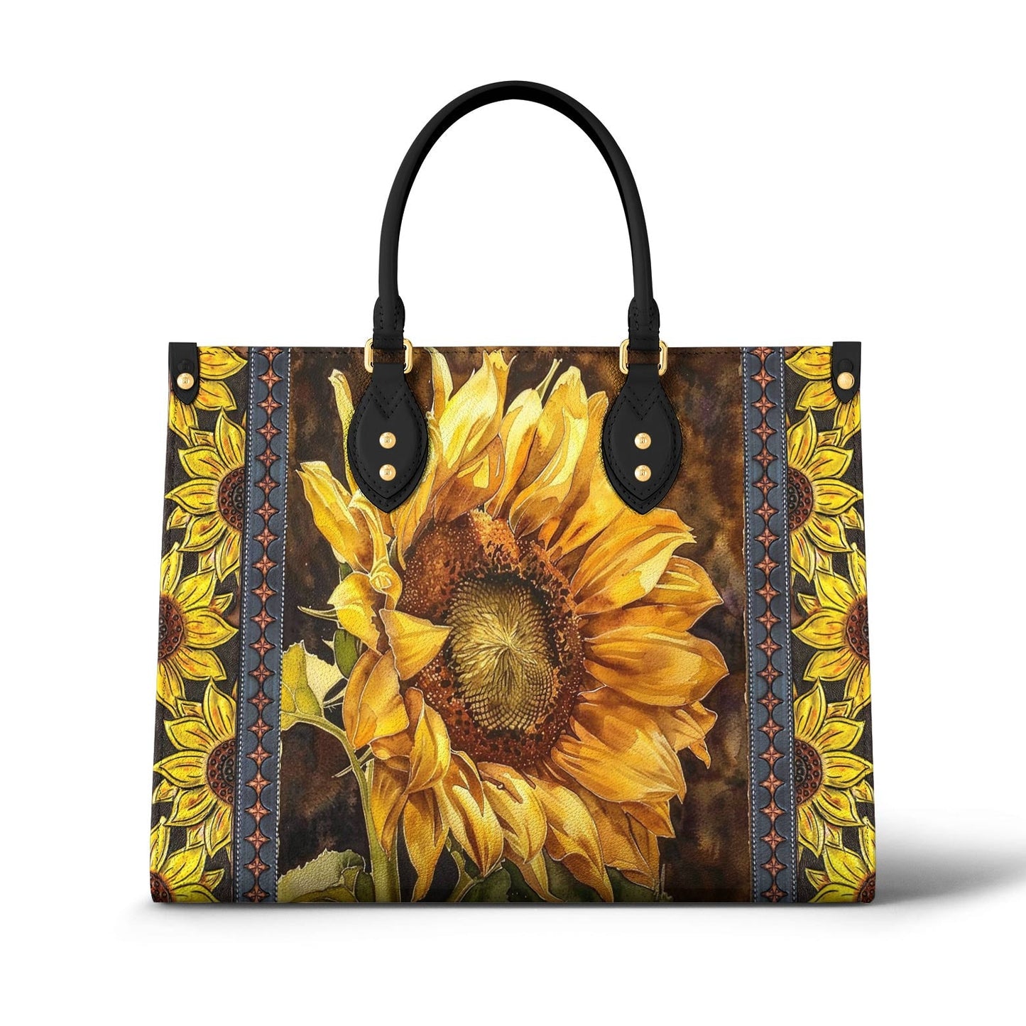 Leather Bag Golden Radiance