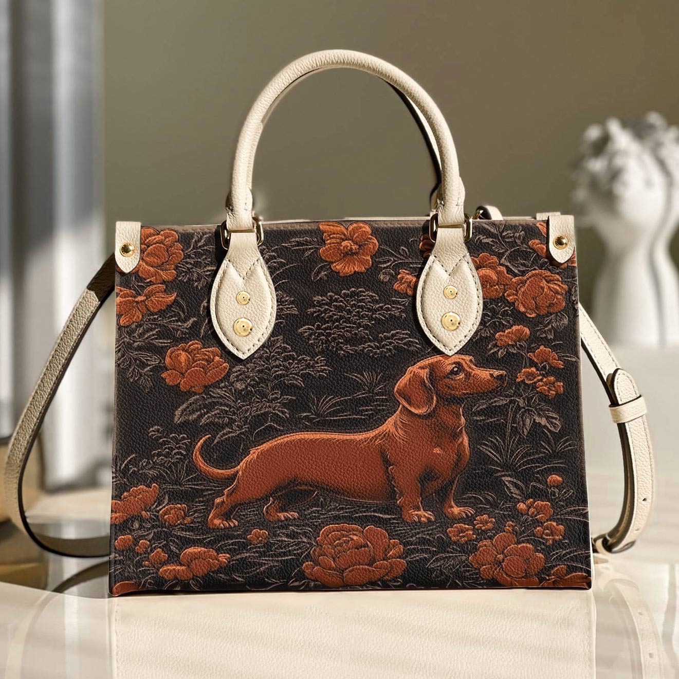 Leather Bag Majestic Dachshund
