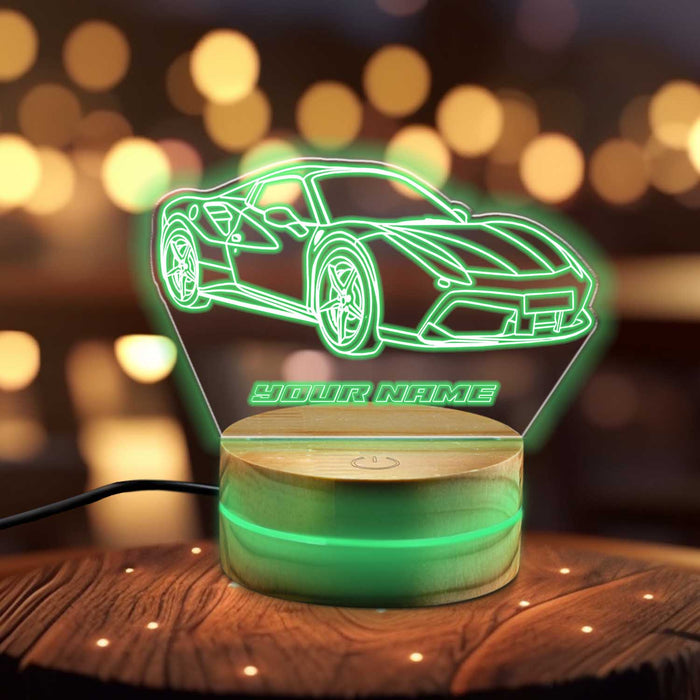 Car Personalized Led Lights As A Gift for Him, Table Lamp Car Lover Gifts, Classc Car Night Light, Gift For Boyfriend, Gift For Car Lover