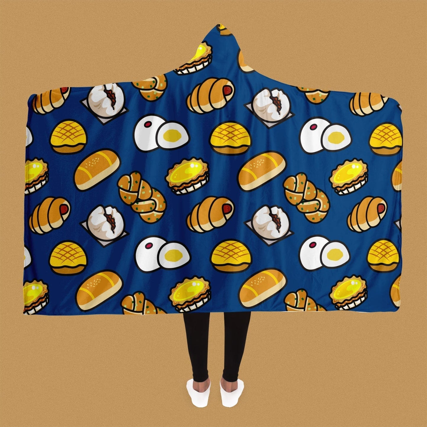 Chinese Bao Hooded Blanket
