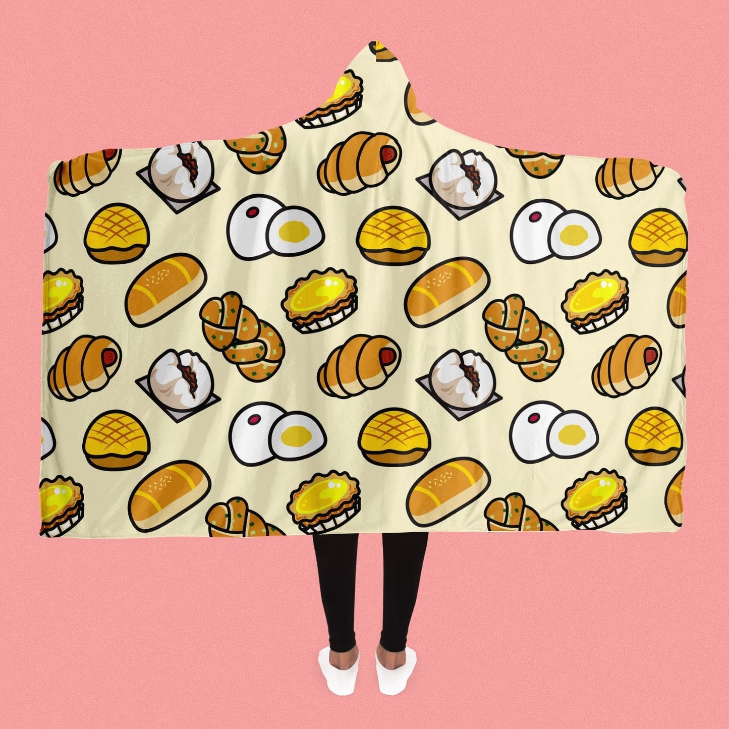 Chinese Bao Hooded Blanket