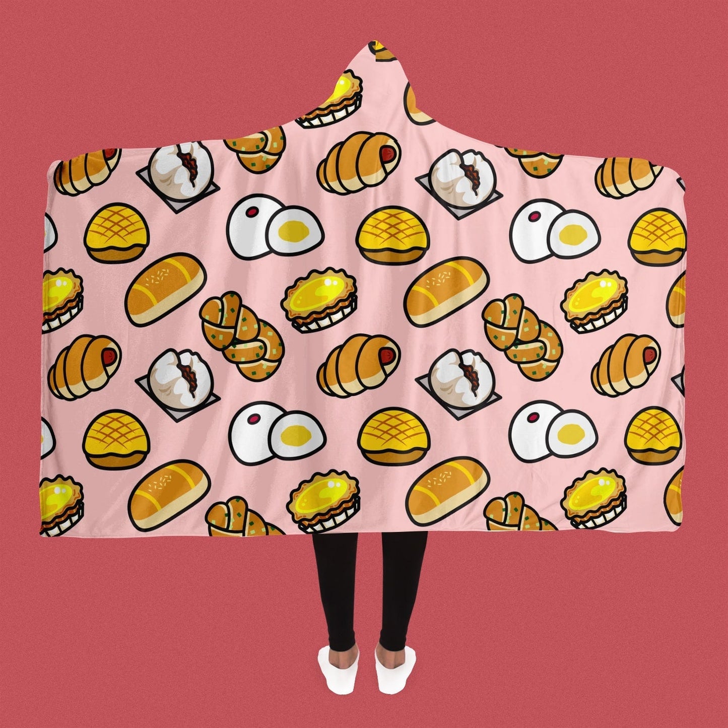 Chinese Bao Hooded Blanket