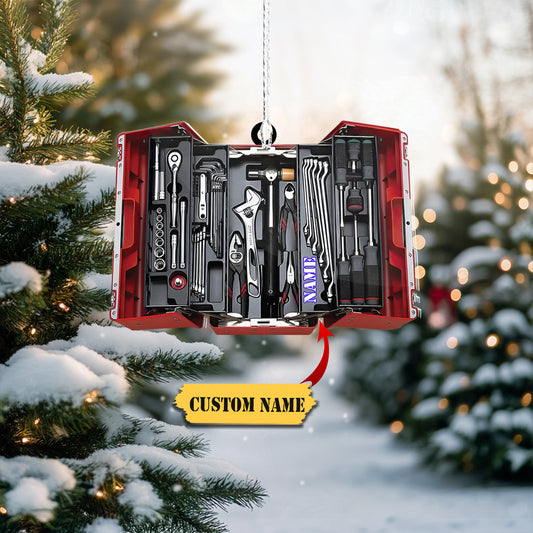 Chung-Mechanic 03 custom shaped acrylic christmas Ornament, Christmas gift for Mechanic, Ornament Decoration, Ornament For Gift, Ornament Christmas