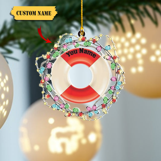 Cruise Ship Christmas Ornament, Cruise Ornament Gift, Cruise Vacation Holiday Cruise Christmas Light Gift Cruise Trip Gift Not 3D Product, Ornament Decoration, Ornament For Gift, Ornament Christmas