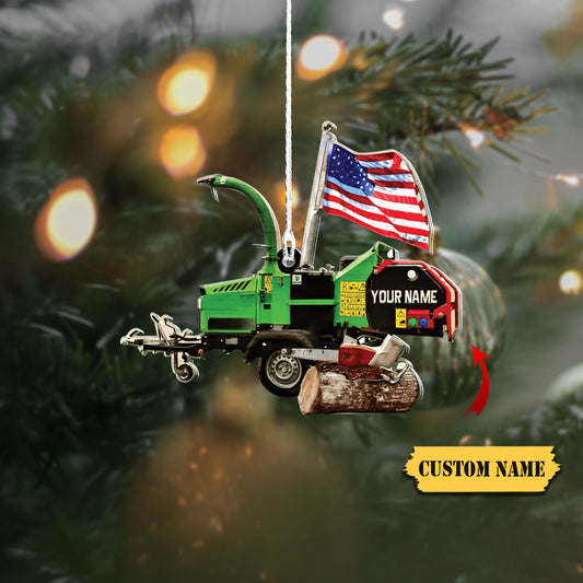 Customized Arborist Supplies Hanging Ornament, Arborist Chainsaw Christmas Ornament 3, Ornament Decoration, Ornament For Gift, Ornament Christmas