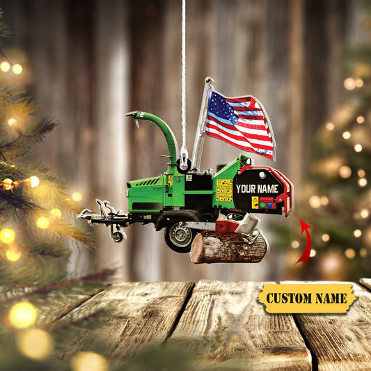 Customized Arborist Supplies Hanging Ornament, Arborist Chainsaw Christmas Ornament 3, Ornament Decoration, Ornament For Gift, Ornament Christmas