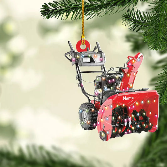 Customized Snow Blowers Christmas Ornament, Gardening Tools equipment Ornament,454545, Ornament Decoration, Ornament For Gift, Ornament Christmas