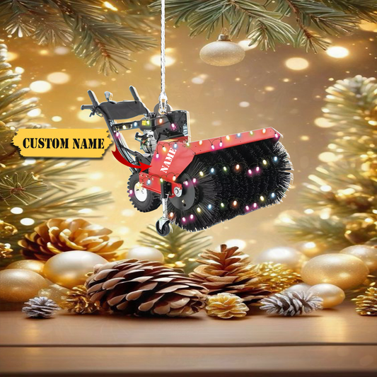 Customized Snow Blowers Christmas Ornament, Gardening Tools equipment Ornament56745999, Ornament Decoration, Ornament For Gift, Ornament Christmas