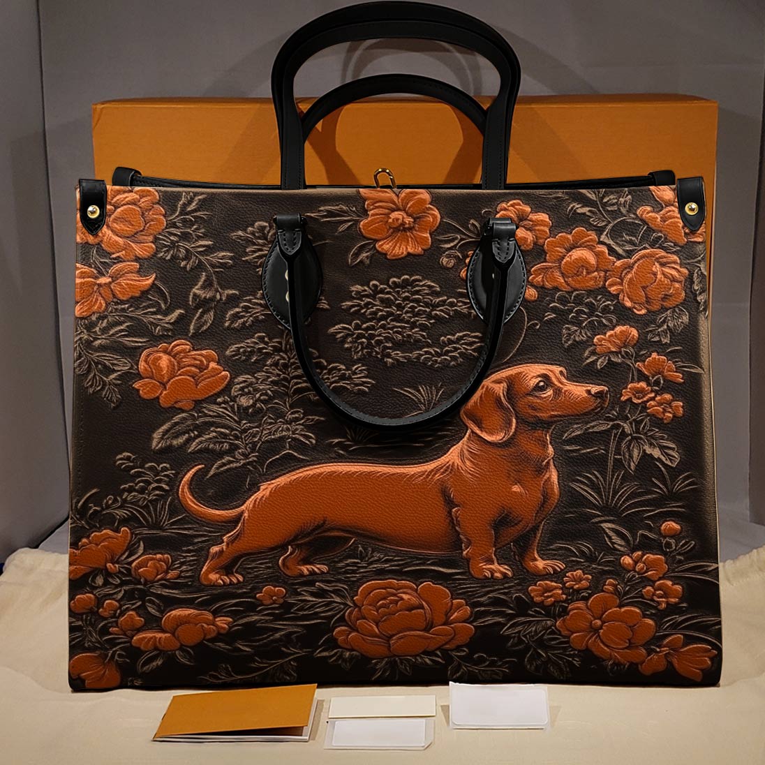 Leather Bag Majestic Dachshund