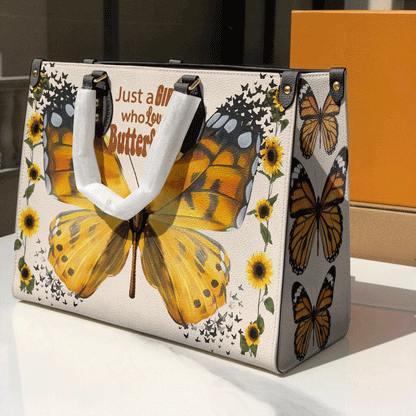 Butterfly Leather Bag Just A Girl Who Loves Butterflies