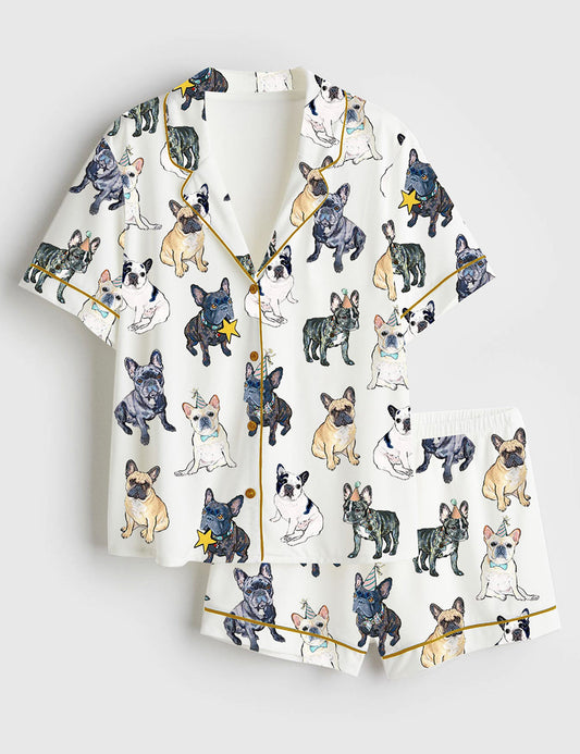 Women's French Bulldog Pajama Set