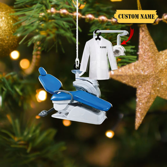 Dentist Acrylic Christmas Ornament, Ornament Decoration, Ornament For Gift, Ornament Christmas
