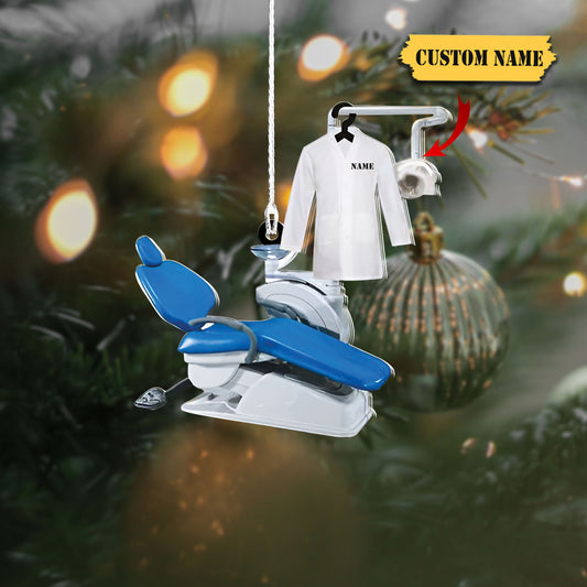 Dentist Acrylic Christmas Ornament, Ornament Decoration, Ornament For Gift, Ornament Christmas