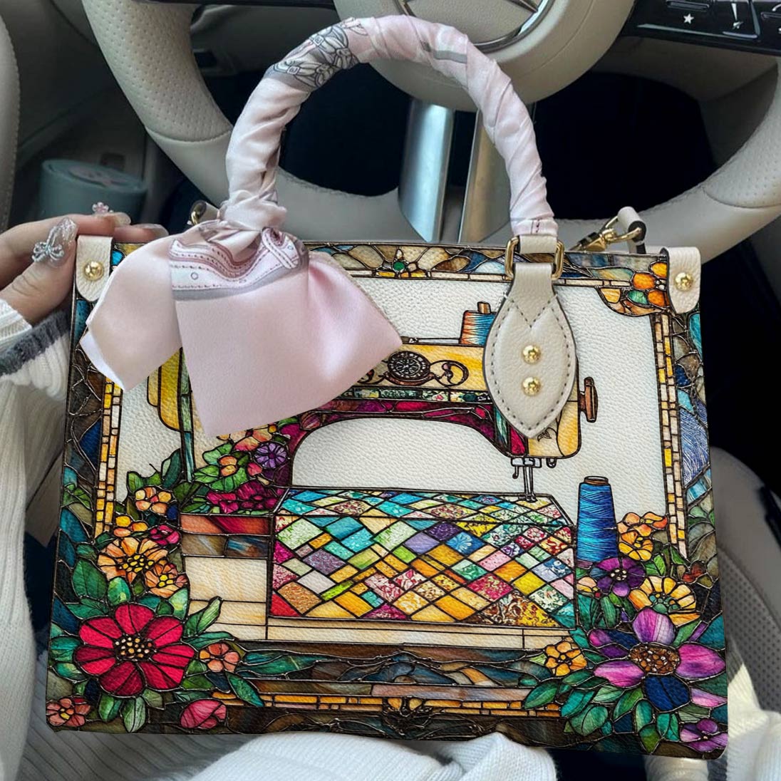 Leather Bag Quilt & Color