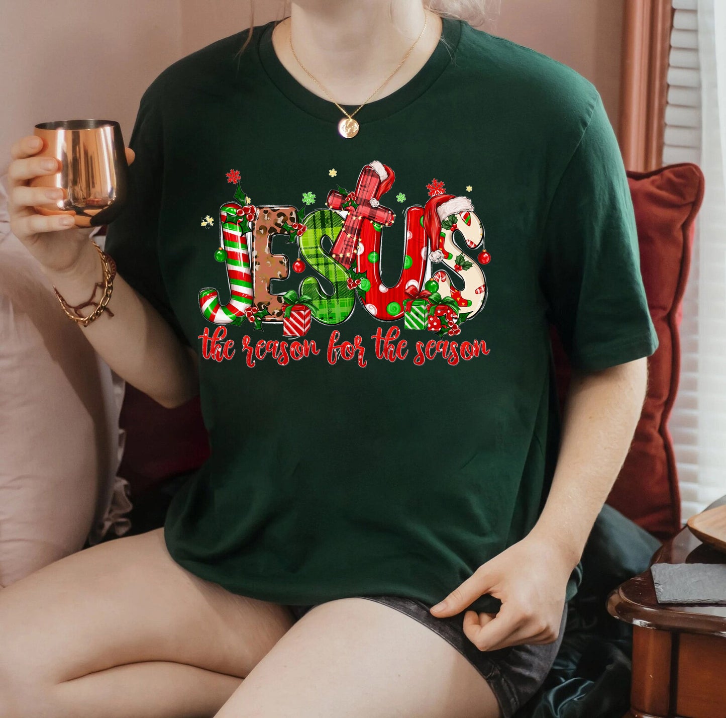 Jesus The Reason For The Season Sweatshirt, Chritmas Sweatshirt, Sweatshirt Gift Christmas, Christmas For Gift