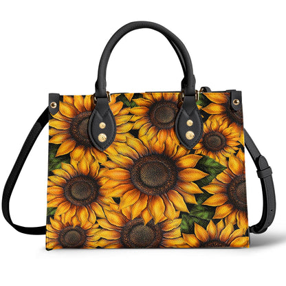 Leather Bag Sunlit Elegance