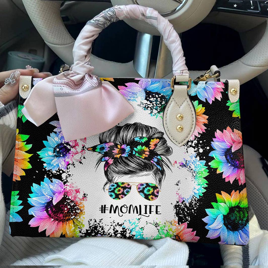 Leather Bag Gorgeous Sunflower Momlife
