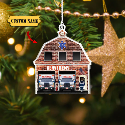 EMS EMT PARAMEDIC Ornament - CSO - EMS - Fuly71 Christmas Ornament, Ornament Decoration, Ornament For Gift, Ornament Christmas