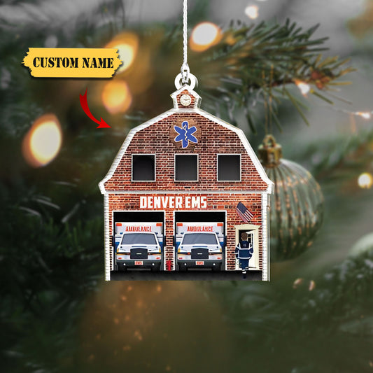 EMS EMT PARAMEDIC Ornament - CSO - EMS - Fuly71 Christmas Ornament, Ornament Decoration, Ornament For Gift, Ornament Christmas