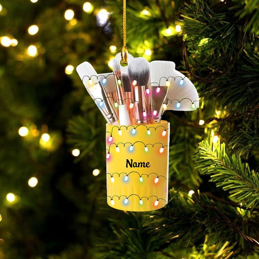 ersonalized Makeup Tools Christmas Ornament 2023, Makeup Box Christmas Ornament Gift for Makeup Artist, Christmas Tree Decor for Makeup Shop3322, Ornament Decoration, Ornament Christmas
