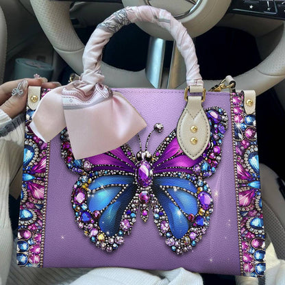 Leather Bag Violet Royalty