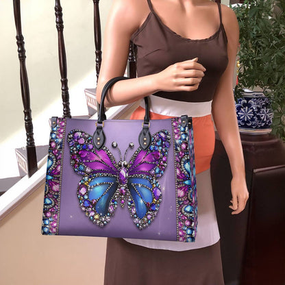 Leather Bag Violet Royalty
