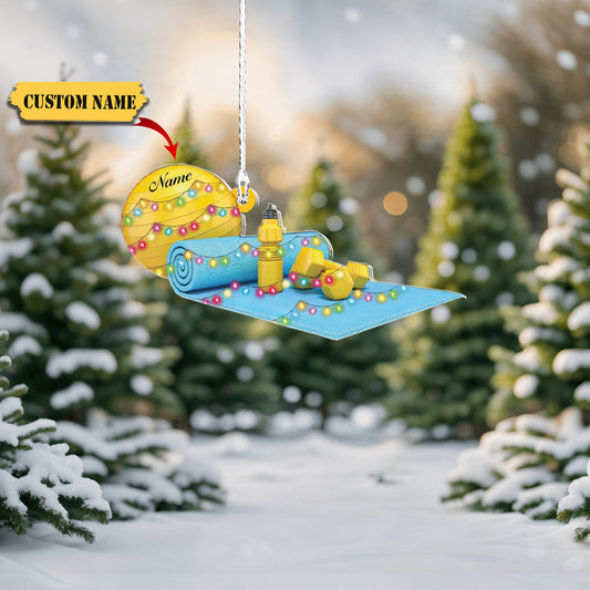 Fitness, dumbbells tree Ornament, Fitness, gym Christmas tree Hanging Decor, Ornament Decoration, Ornament For Gift, Ornament Christmas