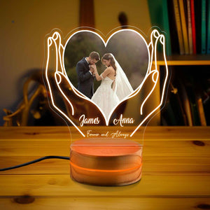 Personalize Gift with Photo Light - Anniversary Gift for Partner - Valentines Gift for Couple - 1st 5th 10th Anniversary Gift - Wedding Gift