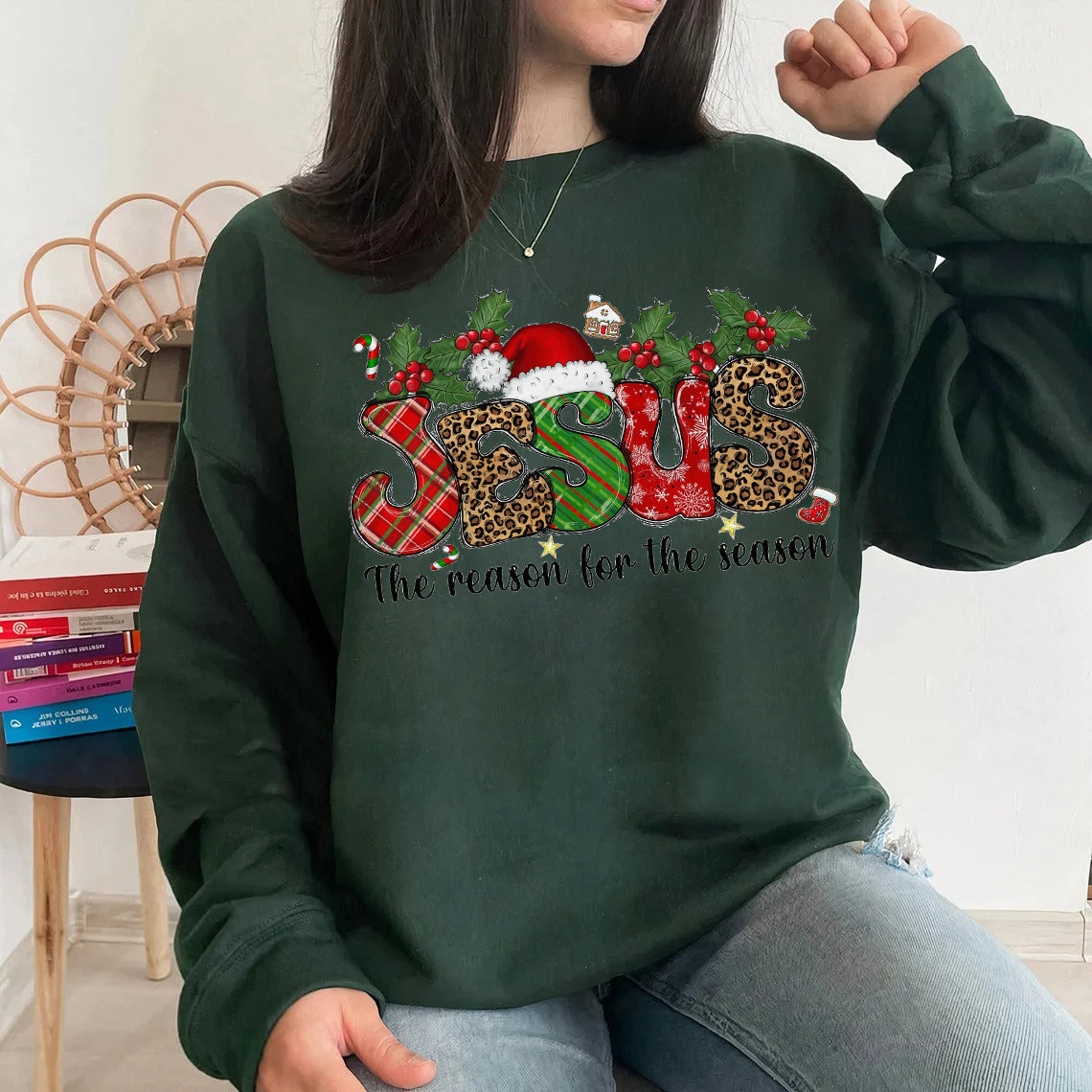 Jesus The Reason For The Season, Christmas T-shirt, Christmas For Gift, Sweatshirt Christmas, Christmas Gift