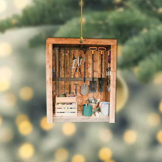 Gardening Tool Christmas Ornament, Gardener Ornament Gift, Gardening Lovers Gift, Ornament Decoration, Ornament For Gift, Ornament Christmas