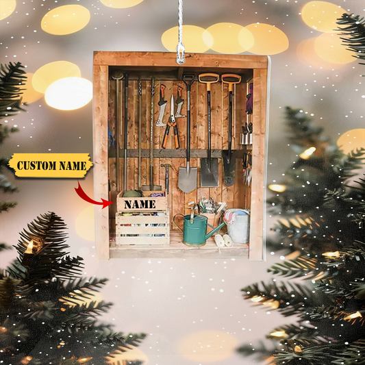 Gardening Tool Christmas Ornament, Gardener Ornament Gift, Gardening Lovers Gift, Ornament Decoration, Ornament For Gift, Ornament Christmas