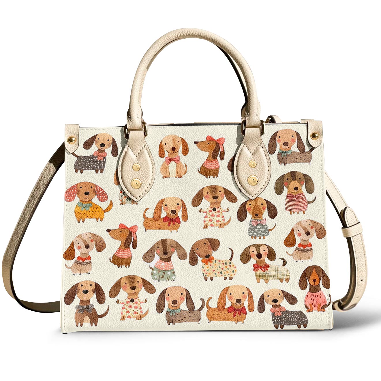 Dachshund Leather Bag Cutie Doxie